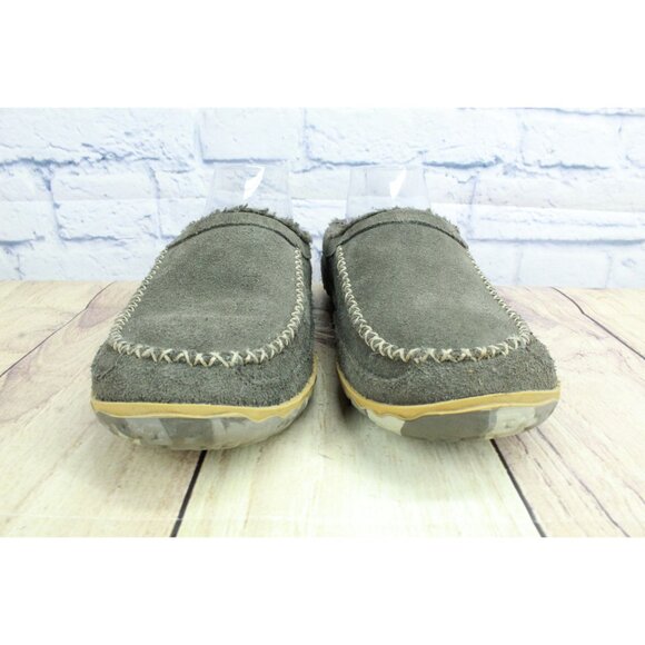 LL Bean Mountain Slippers Scuffs Ash Gray Size 9 M - Picture 3 of 9